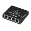 Ethernet-minikytkin QOLTEC 52293 1x4 RJ45, hallitsematon verkkohaaroitin 1-in 4-out