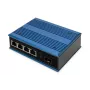 Digitus 4-porttinen Fast Ethernet verkkokytkin, teollinen, hallitsematon, 1 SFP FE uplink
