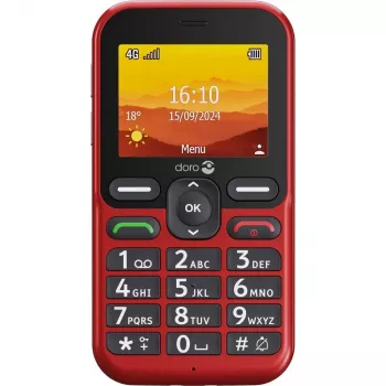 Doro Leva L10 4G, isonäppäinpuhelin, punainen (380571)