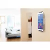 DURABLE TABLET HOLDER WALL - seinäteline tabletille - alumiini, ABS-muovi - hopea (7-13) (893323)
