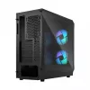 Fractal Design Focus 2 RGB Tempered Glass Mid Tower ATX -tietokonekotelo - musta