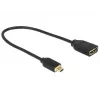 HDMI-kaapeli DeLOCK 0,2 m HDMI-A/HDMI Micro-D