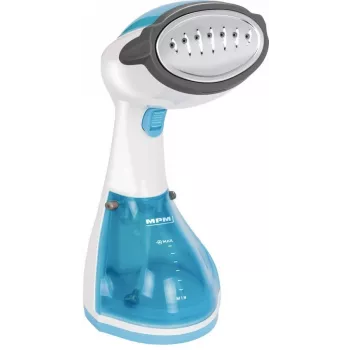 Höyrysilitysrauta MPM MZP-01 ruostumaton pohja, 1200 W, 0,25 l irrotettava säiliö, höyryisku 36 g/min, sininen