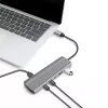 Erittäin ohut USB 3.2 -keskitin 2x USB-A, 8x USB-C, PD, 100W