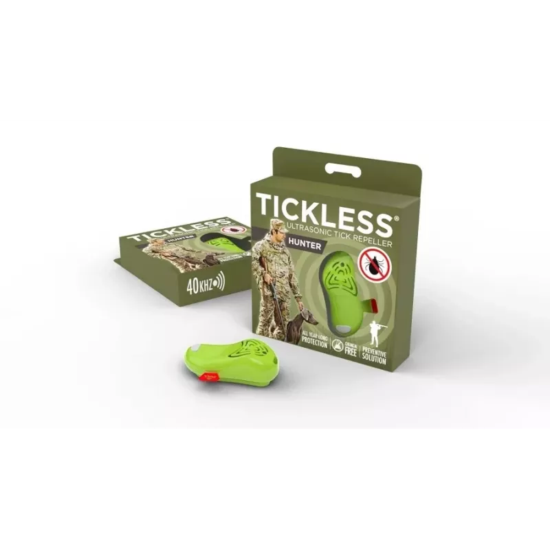 TICKLESS ultraäänipunkinpoistaja, metsästäjille HUNTER, vihreä