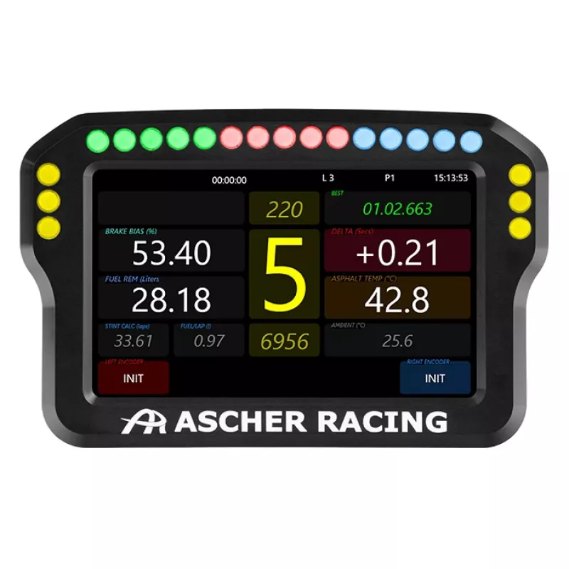 Lenkrad-Dashboard Ascher Racing 4