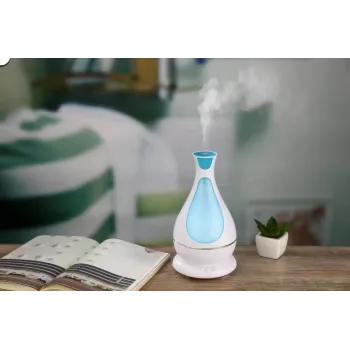 Minimu-aromadiffuusori LED-valolla, 400 ml, valkoinen