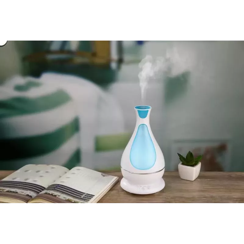 Minimu aromidiffuusori LED-valolla, 400 ml, valkoinen
