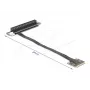 Delock Sovitin Mini PCIe uros - PCIe 3.0 x16 -paikka, 90 asteen kulma, kaapelilla