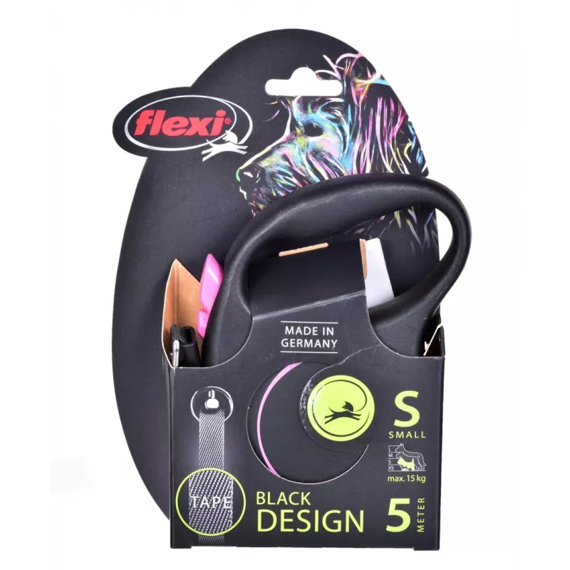 Flexi Black Design S 5 m automaattinen koiranhihna