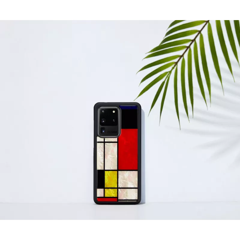 iKins suojakotelo Samsung Galaxy S20 Ultralle — Mondrian musta