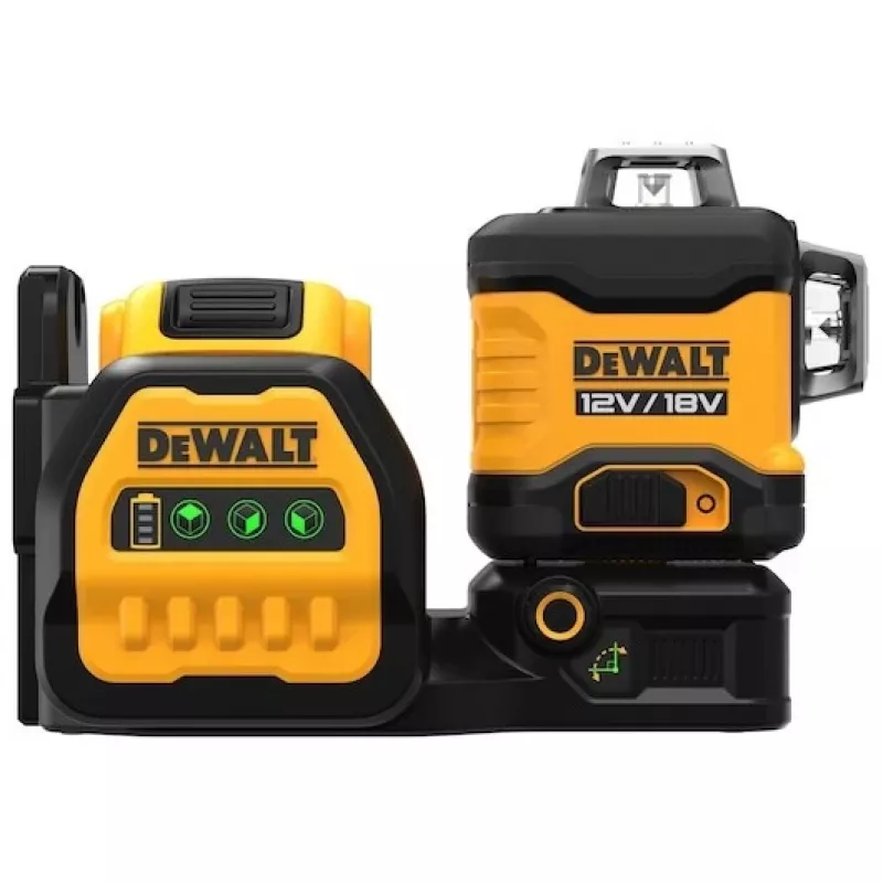 Laserlinjavaaka DeWalt DCE089D1G18-QW vihreä säde itsetasautuva 360° vastaanotinyhteensopiva