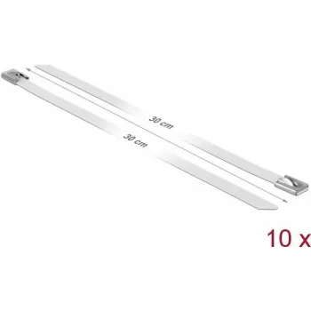 Kaapelikiinnike teräs DeLOCK 18822 300 mm 10 kpl