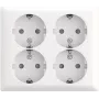 BUSCH JAEGER SCHUKO-pistorasia 4f AP Safety 404 EAB-524 (2TKA00005535)