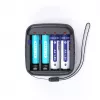 XTAR BC4 -paristolaturi AA/AAA NiMH- ja Li-Ion-akuille, 4 paikkaa, DC/USB-tulo, musta