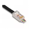 DeLOCK RJ45-modulaariliitin Cat.6 50 kpl taittosuojaholkeilla