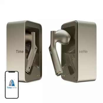 In-Ear-tulkkikuulokkeet Timekettle W4 AI Gold — simultaanitulkkauskuulokkeet