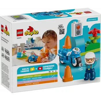 LEGO DUPLO 10471 Sininen poliisimoottoripyörä
