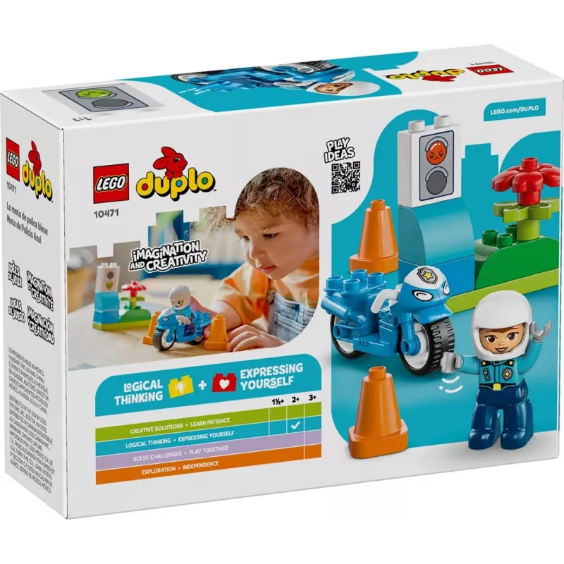 LEGO DUPLO 10471 Sininen poliisimoottoripyörä