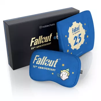 Niskatyyny/rannetuki noblechairs Fallout 25th Anniversary Edition sininen 2 kpl