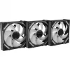 Alpenföhn 84000000228 Wing Boost 4 PWM RGB kotelotuulettimet, 120 mm, 500–1800 rpm, 3 kpl, mustat