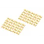 DIGITUS - kaapeliklipsit värikoodauksella - patch-kaapeleille - keltainen (100 kpl pakkaus) (A-CC-Y)