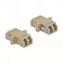 Kuituadapteri DELOCK LC naaras-naaras OM2 Duplex (2 kpl, polybag)