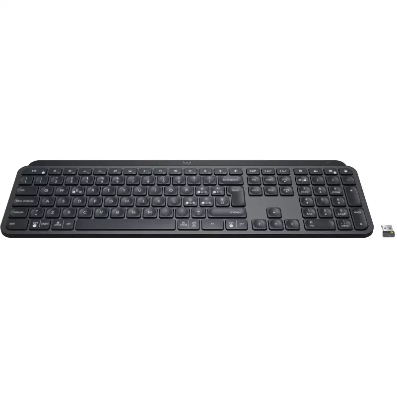 Logitech MX Keys for Business -näppäimistö RF langaton + Bluetooth italialainen grafiitti (920-010247)