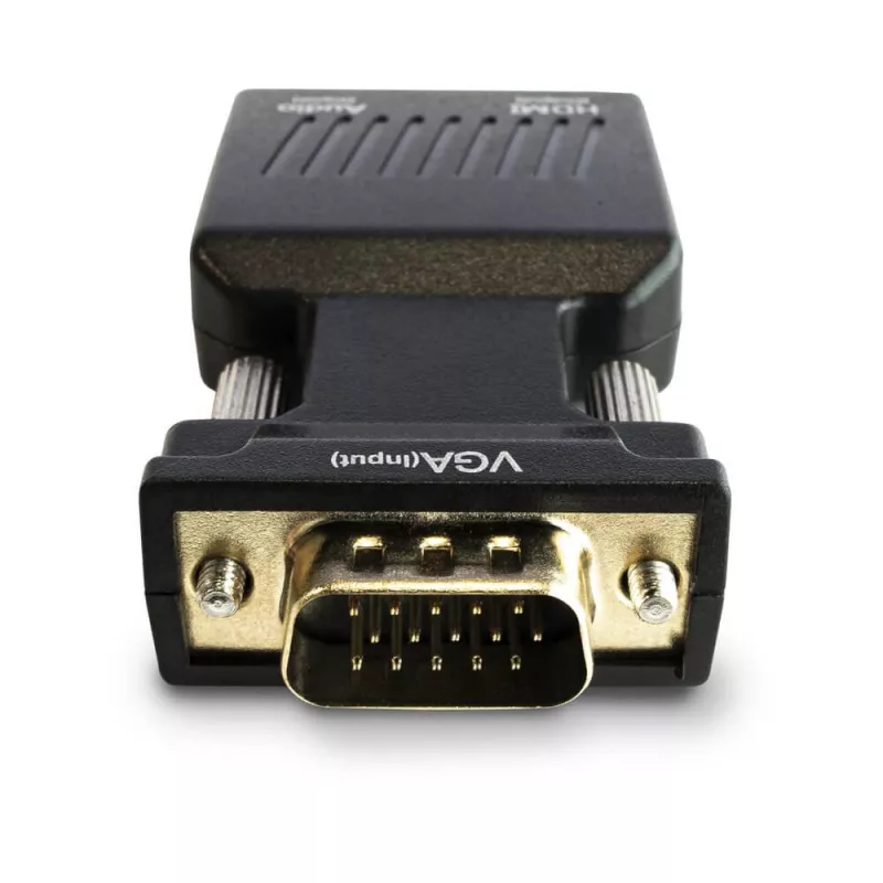 SAVIO CL-145 VGA-HDMI-muunnin, ääni, Full HD, musta