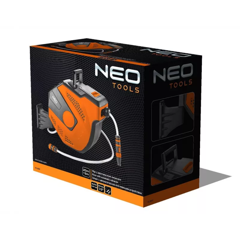 NEO tools 15-891 puutarhaletku, 15 m pituus, kestävä materiaali
