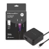 Qoltec 51027 laturi | 65W | 5-20,3V | 2-3,25A | USB Type-C | PD