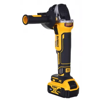 Yhdistelmäsarja sähkötyökaluille DeWALT DCK2080P2T-QW — 18V Li‑Ion 5Ah (2x), DCG405 kulmahiomakone, porakone, M14 hiomalaikan kierre, kantolaukku