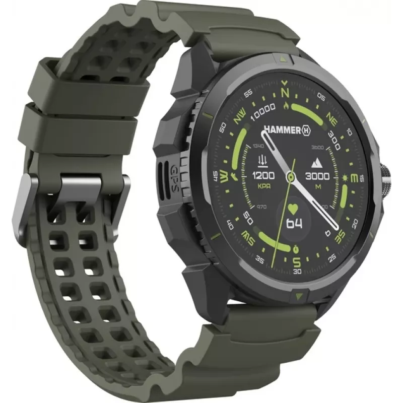 Hammer Watch 2 | Älykello | AMOLED | 1,5 inch | Military Edition