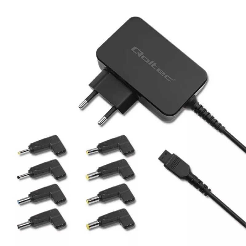 Qoltec 51025 virtalähde/jännitemuunnin sisäkäyttöön musta
