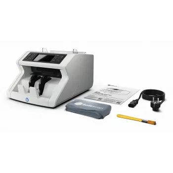 Setelilaskukone Safescan 2210 G2 valkoinen LCD-näyttö AC 220-240V