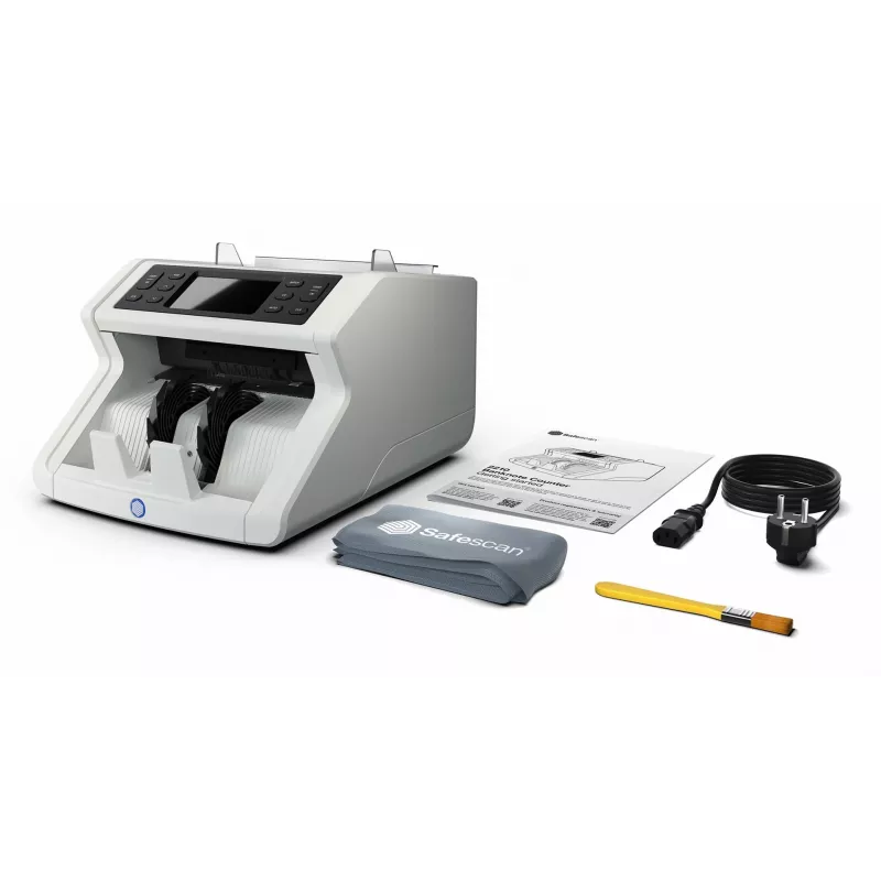 Setelilaskukone Safescan 2210 G2 valkoinen LCD-näyttö AC 220-240V
