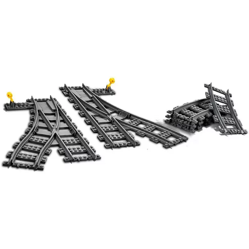 Rakennussarja LEGO City 60238 – raiteenvaihde ja tarvikkeet leikkisarjoihin