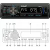 Auto-FM-radiovastaanotin PRIME3 CRA21 BT Bluetooth UKW-virittimellä ja Bluetooth-yhteydellä