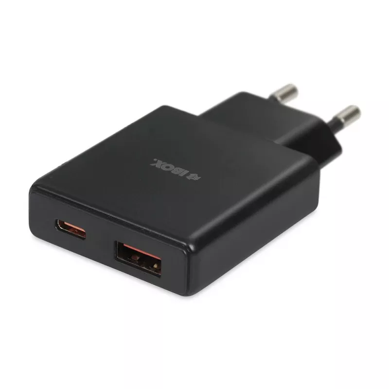 iBOX C-43 Slim GaN PD30W -seinälaturi, musta