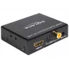 HDMI stereo / 5.1 -kanava audion erotin 4K, sovitin musta