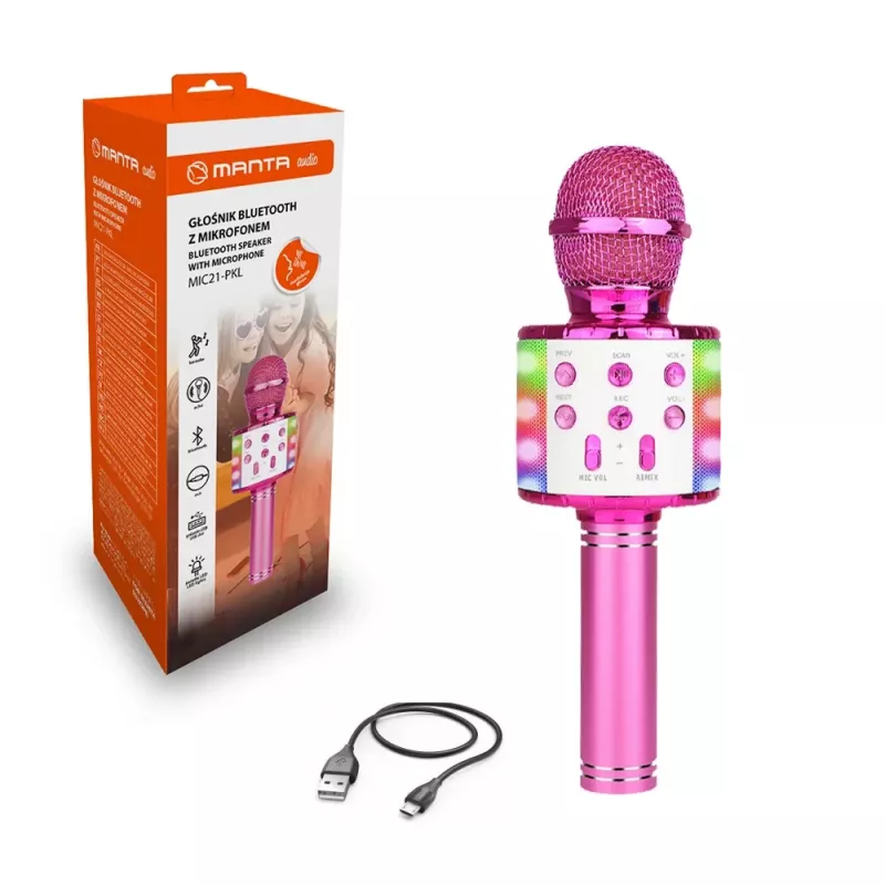 Manta MIC21-PKL pinkki