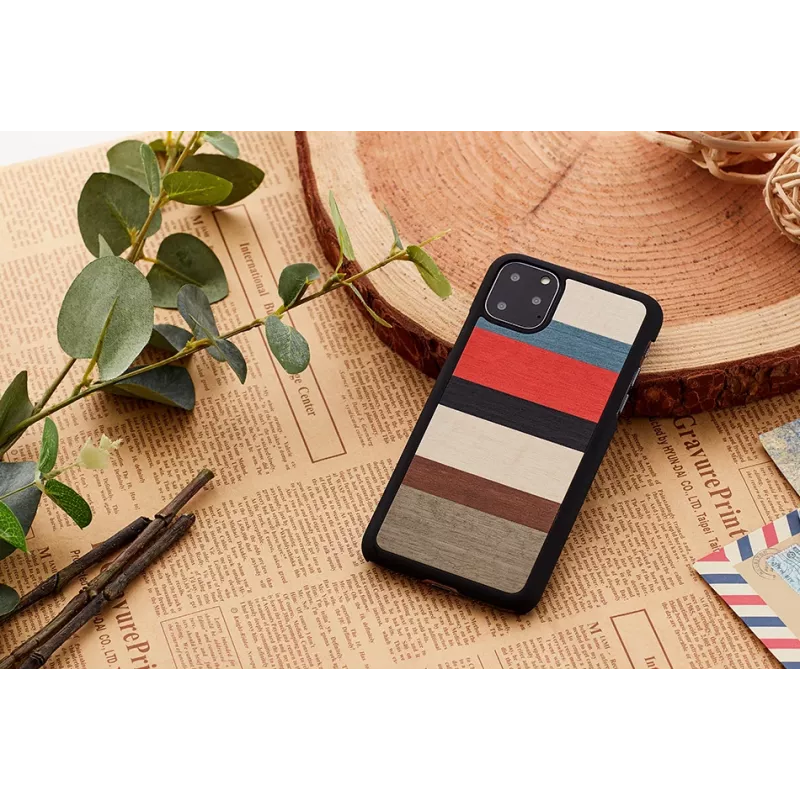 Älypuhelinkotelo man and wood iPhone 11 Pro — corallina musta
