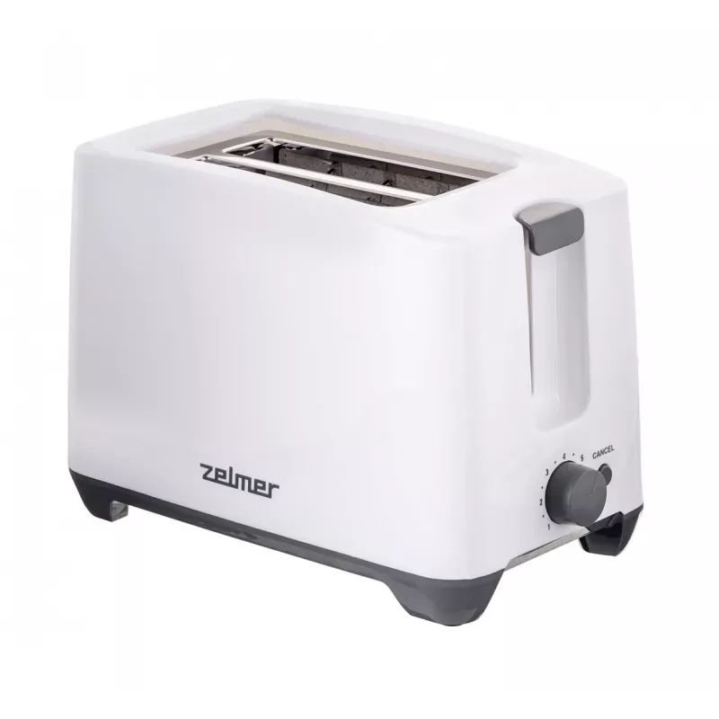 Zelmer ZTS7386 leivänpaahdin 2 viipaletta 750 W valkoinen