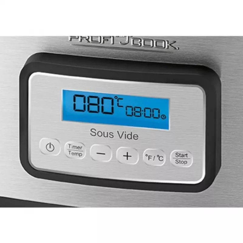 ProfiCook PC-SV 1112 8 L 520 W musta, ruostumaton teräs