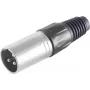 Mikrofoni ShiverPeaks S/CONN maximum connectivity XLR-liitin musta 55002-S