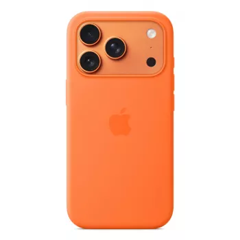 Silikonikuori Apple iPhone 17 Pro MagSafe oranssi kuori