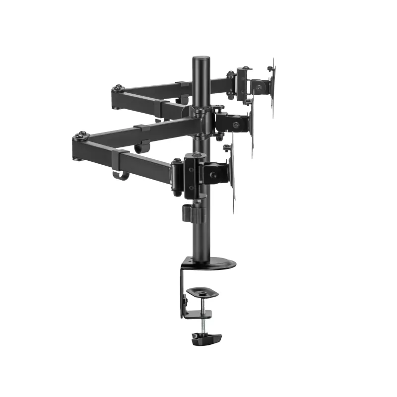 Näyttöteline SBOX LCD-352/3-2 13–27 tuuman näytöille, 3 vartta, max. 9 kg per varsi, VESA 100x100