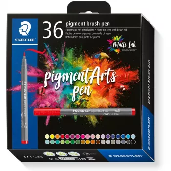 Sivellinkynä Staedtler Pigment Arts 36 väriä