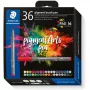 Sivellinkynä Staedtler Pigment Arts 36 väriä