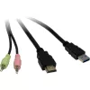KVM-kytkin Inter-Tech IPC AS-41HUS 4 porttia USB